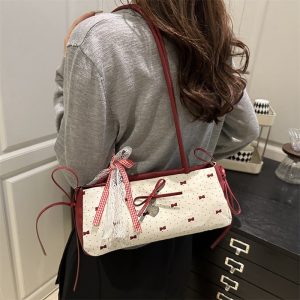 SweetBow Cylinder Shoulder Bag