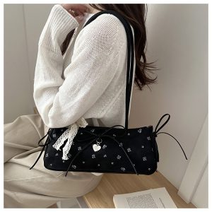 Aurastridebd.com Meadow Bow Shoulder Bag Black Meadow Bow Shoulder Bag Black.com Meadow Bow Shoulder Bag Black Meadow Bow Shoulder Bag Black 6
